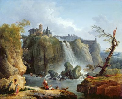 The Falls of Tivoli, 1768 by Hubert Robert